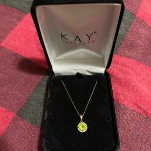 Kay’s Peridot and Diamond Necklace